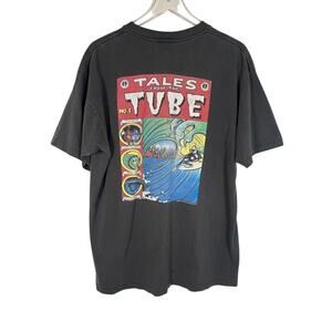 Vtg Rick Griffin 1994 Tales From The Tube Cover T-Shirt XL Black Single Stitch